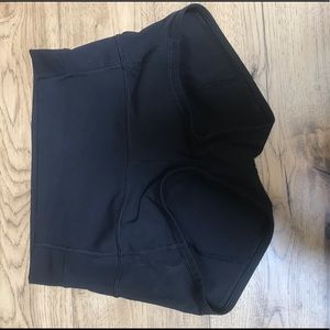 Black lululemon booty shorts